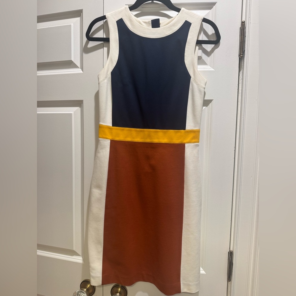 Tory Burch Colorblock Sleeveless Dress